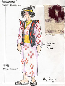 Costume design for Yoshi by Maya Ishiura